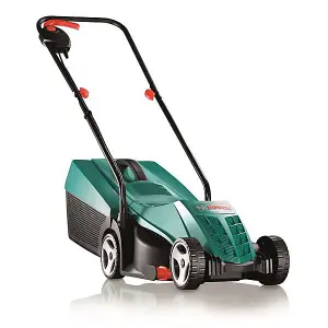 Bosch Rotak 32 Electric Rotary Lawnmower 32cm 1200w 31L Collection Bag & Blade