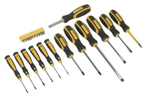 Sealey Soft Grip Screwdriver & Bit Set 23pc S0598