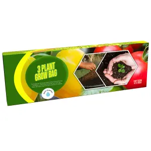 1 Bag (24 Litres) Fruit & Veg 3 Plant Grow Bag With Balanced Nutrients For Gardening & Greenhouses