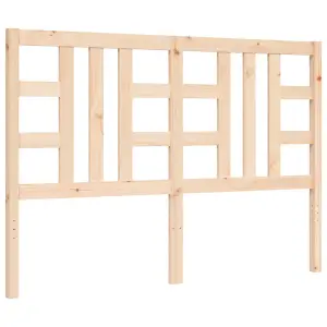 Berkfield Bed Frame with Headboard 140x200 cm Solid Wood