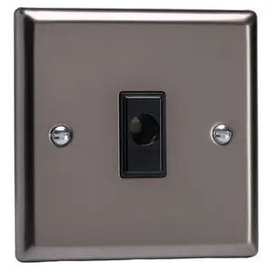 Varilight 16A Flex Outlet Plate Pewter