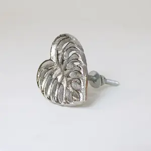 Melody Maison Silver Monstera Leaf Drawer Knob