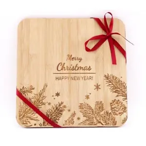 Merry Christmas Wooden Chopping Board