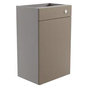 Westport Matt Stone grey Freestanding Toilet cabinet (H)820mm (W)495mm