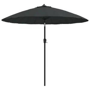 Berkfield Outdoor Parasol with Aluminium Pole 270 cm Anthracite