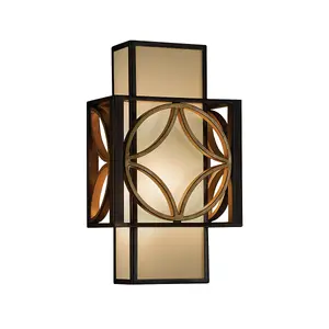 Elstead Remy 1 Light Indoor Wall Light Gold, Bronze