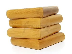 Oak Wood Corner Feet 45mm High Replacement Furniture Sofa Legs Self Fixing  Chairs Cabinets Beds Etc PKC321