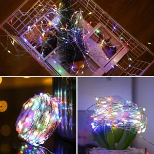 USB Powered Fairy String Light in Multicoloured 5 Meters 50 LED