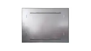 ALLboards Magnetic glass board 100x80 cm BLACK