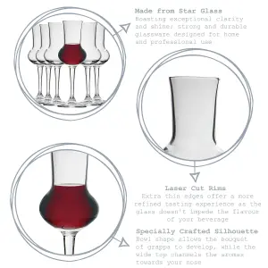 Bormioli Rocco - Restaurant Liqueur Glasses - 80ml - Pack of 6