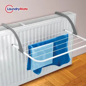 Over Radiator Airer Clothes Washing Drying Indoor Rack Adjustable Rail Dryer