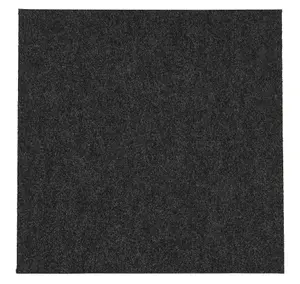 Colours Grey Loop Carpet tile, (L)500mm, Pack of 10