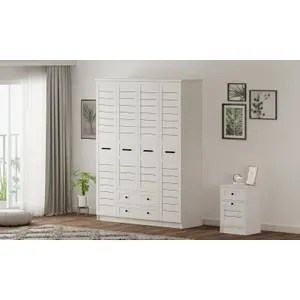 VENICE XL  4 Door 2 Drawer Wardrobe