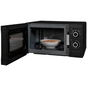 Abode AMM2001B, 20L Manual Microwave in Black