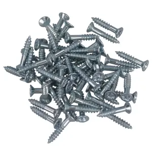 3mm x 16mm PZ1 Drive Countersunk Wood Chipboard Screws Fasteners 58pc