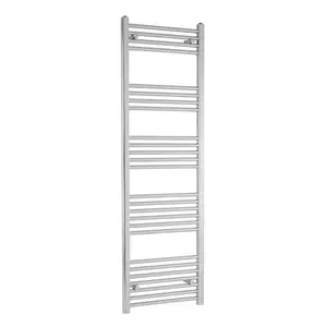 Straight Towel Rail Heated Towel Rails Chrome / 160cm H x 50cm W x 7.5cm D