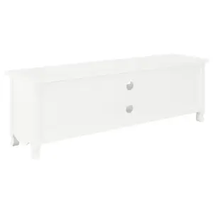 Berkfield TV Cabinet White 120x30x40 cm Wood