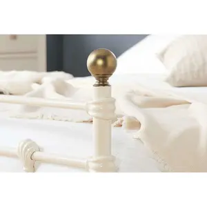 Birlea Atlas Small Double Frame In Bed Cream