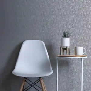 Superfresco Easy Milan Silver effect Textured Wallpaper Sample