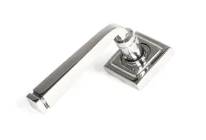 From The Anvil Polished Marine SS (316) Avon Round Lever on Rose Set (Square) - Unsprung