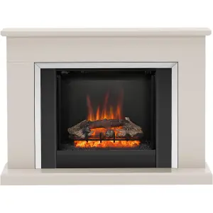 Be Modern Ashburnham Black Electric Fire suite