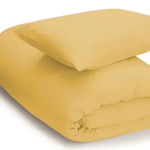 Belledorm Easycare Percale Duvet Cover Saffron (Single)