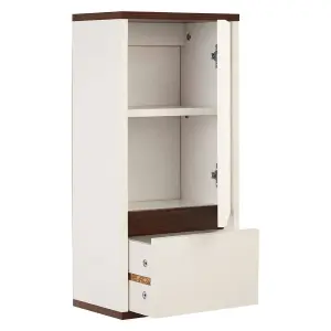 Maison by Premier Chelsea Single Door One Drawer Wall Cabinet