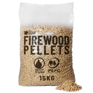 Elixir Gardens 3x15kg Birch Pellets Bag