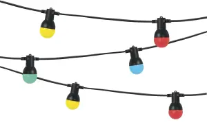 GoodHome barnaby Mains-powered Multicolour 10 LED Outdoor String lights