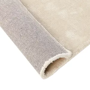 Viscose Area Rug 80 x 300 cm Light Beige GESI II