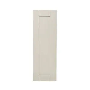 GoodHome Verbena Painted natural ash Matt cashmere Shaker Tall wall Cabinet door (W)300mm (H)895mm (T)20mm