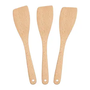 Argon Tableware Wooden Spatulas - 30cm - Pack of 3