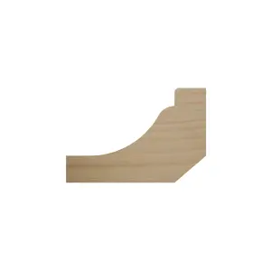 Natural Pine Scotia Skirting board (L)2.4m (W)29mm (T)21mm