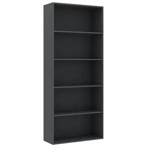 Rian Bookcase White / 189cm H x 80cm W x 30cm D