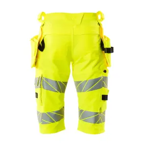 Mascot Accelerate Safe Stretch Shorts with Holster Pockets (Hi-Vis Yellow)  (40.5) (Leg Length - Regular)