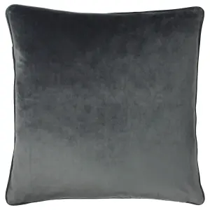 Paoletti Blenheim Geometric Piped Feather Filled Cushion