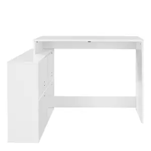 Kerri Executive Desk Pearl White