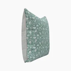 Isla Tropical Cushion - Cotton - L50 x W50 x H1 cm - Green