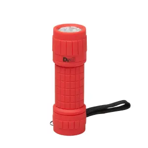 Diall Red 27lm LED Battery-powered Compact torch