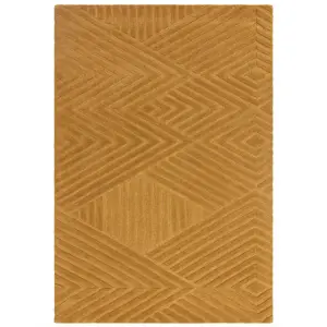 Hague Ochre Thick Woolen Rug Hand Tufted Rug 160x230cm for the