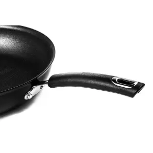 Circulon Total Black Round Aluminium Dishwasher Safe Non-Stick Skillet and Shallow Casserole Dish Set Pack of 3