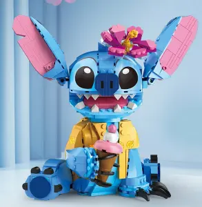 Stitch Inspired Building Block Kit For Kids