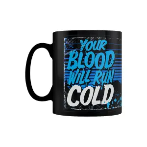 Grindstore Your Blood Will Run Cold Horror Mug Black/Blue (One Size)