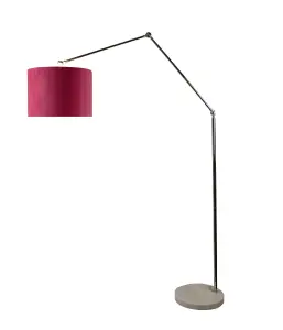 Lighting123 Eliza Floor Lamp E27 Bulb Cap for Living Room Bedroom Office