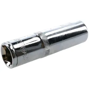 15mm Double Deep 78mm Socket 1/2" Drive Metric 6 Point Chrome Vanadium Steel