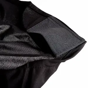 Polyester Spandex Chair Cover for Wedding Decoration - Black, Pack of 1