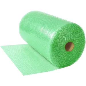 2 Rolls x 750mm Green Biodegradable Recyclable Polythene 100 Meter Bubble Wrap Rolls