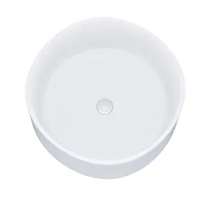 Nes Home  410mm Cloakroom Round Stand Alone Counter Top Basin Sink Bowl