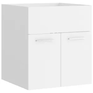 Berkfield Sink Cabinet White 41x38.5x46 cm Engineered Wood