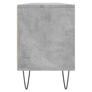 Berkfield TV Cabinet Concrete Grey 150x30x44.5 cm Engineered Wood